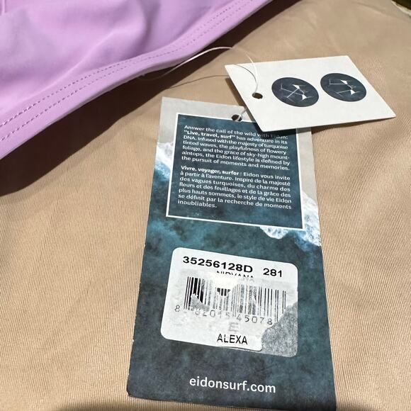 Eidonsurf Bikini Large bottoms and E top NWT Orchid Purple Micro Bikini P\ - Picture 11 of 16